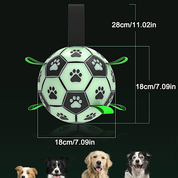 Hundboll Fotboll, Interaktiva Hundleksaker För Dra-kamp, Valp Födelsedagspresenter, Hunddragleksak, Hundvattenleksak, Hållbara Hundbollar För Hund shape 2