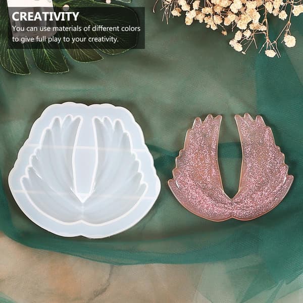 DIY silikonvingeform for håndlaget harpiksstøping, formet dekorativ form