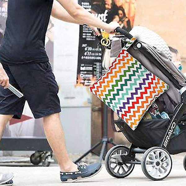 3-pack Vattentäta Blöjväskor med Dubbla Blixtlås