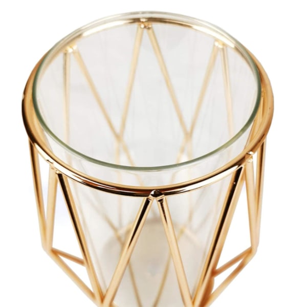 Gullvase, dekorasjoner for stue Vase for blomster og planter A
