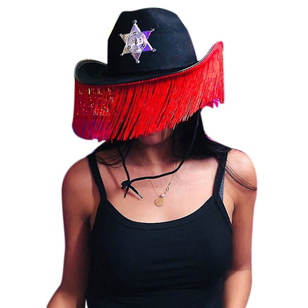 Möhippahatt Brud Fedorahatt Tofs Cowboyhatt Tofs Cowgirlhatt