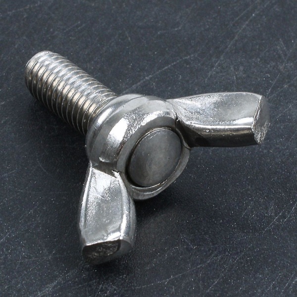 Metrisk M6x16mm Vingmutter i Rustfritt Stål, Vingmutter, Jernvare, Bolt, Skrue