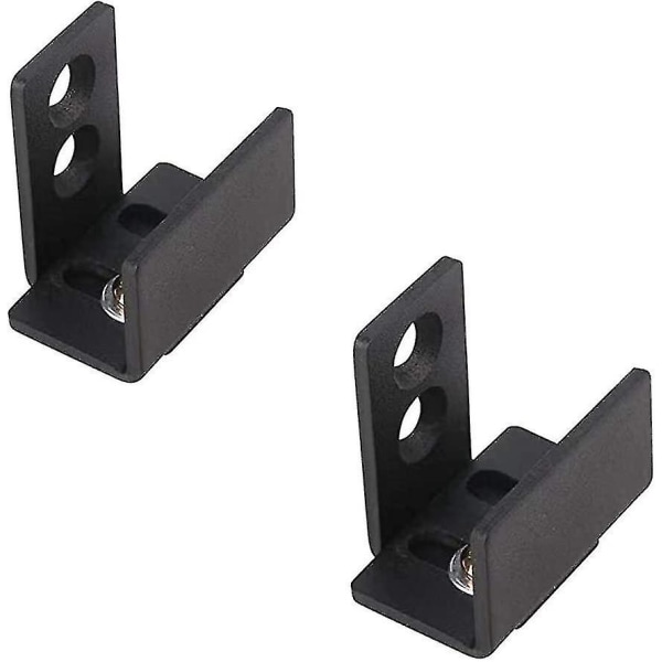 Indvendig Skydedør 2 Dele Skydedørsguide Bund Vægmonteret Hardware Gulvguide Dobbelt Sl