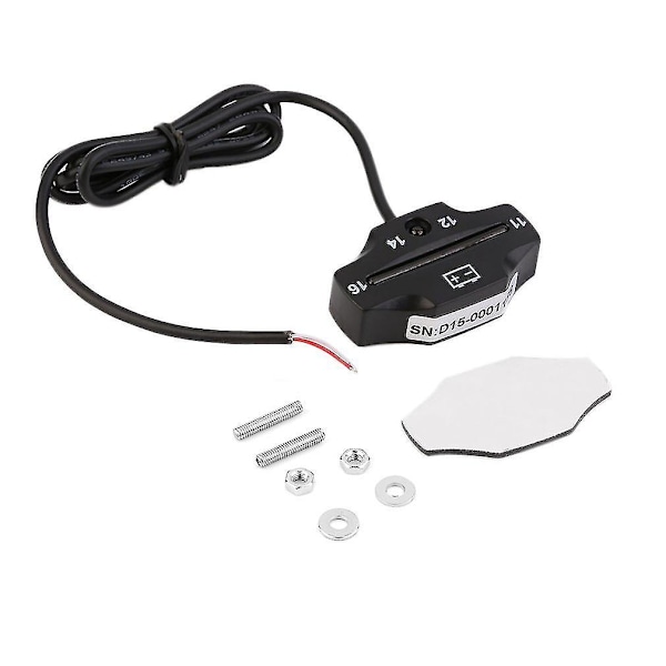 Bil Motorsykkel LED Batterispenningsmåler 12v Indikator