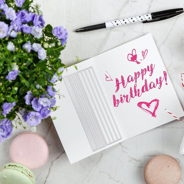 Skjæremal i karbonstål, rektangulær ramme for DIY-scrapbooking og preging