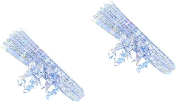 40 st dragrosetter för bröllopsinslagning Bilprydnad Knutband Sidedesign