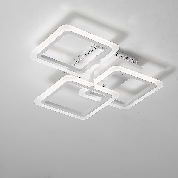 3-armet LED-loftlampe til soveværelse, vægmonteret, malet