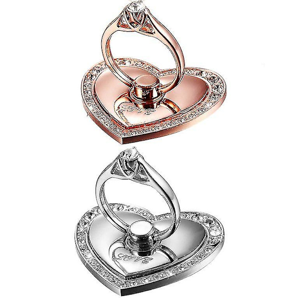 Unik Telefonring Støtte Diamant Stativ Doven Holder