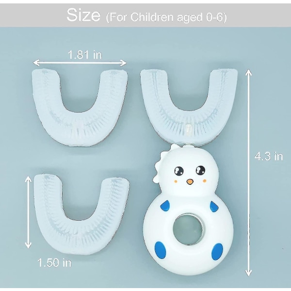 Silicone Toothbrush Manual Training Brush for Children 3pcs