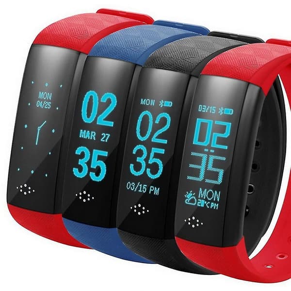 M2s Vannresistent Silikon Søvnmonitor Smart Armbånd
