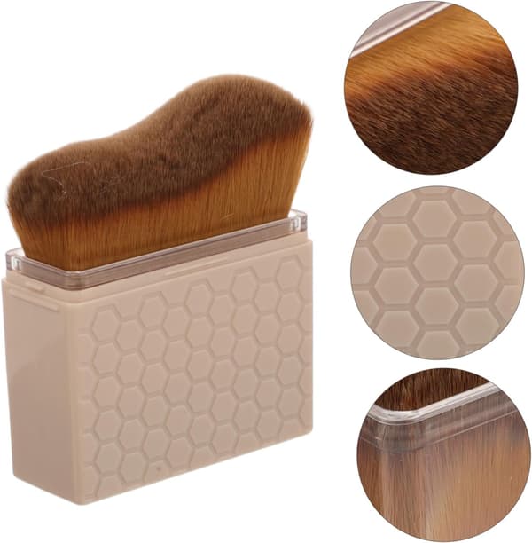 Rejse makeupbørster Blød kropsbørste til bronzer Dæk fluffy pudder foundation makeup svamp