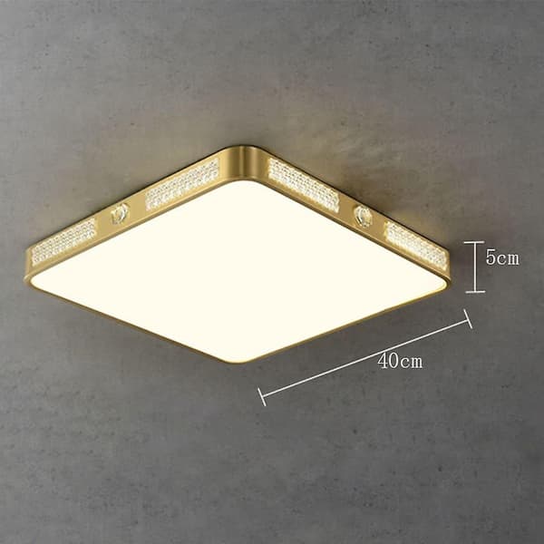 40cm Ø Loftlampe i Kobber Messing Moderne