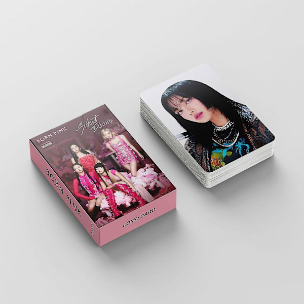 54 st Black Pink Lomo Cards Nytt Album Born Pink Fotocard
