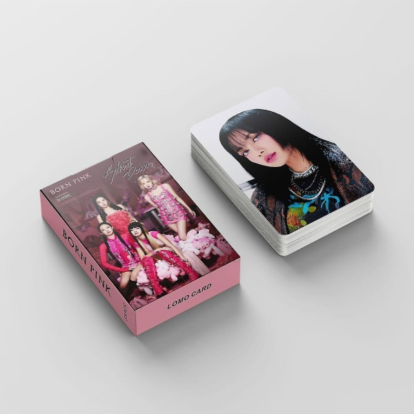 54 stk Sort Pink Lomo Kort Nyt Album Born Pink Fotokort