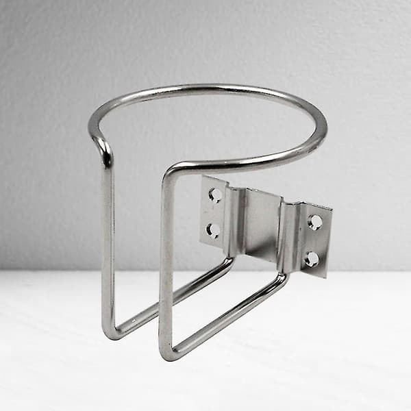 2 stk Rustfritt Stål Bilkoppholder Beholderkrok For Lastebil Hjem (sølv)