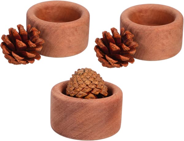 Tre Aromaterapi Diffuser 3 stk Sett Sylindrisk Tre Aroma Diffuser Kompakt Oljeduft