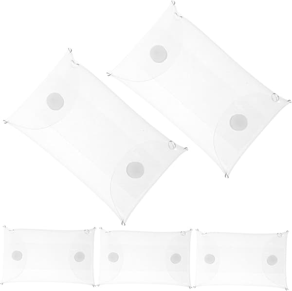 3 sett figurdukkeboks oppbevaringsveske for modelldisplay 7x12cm ripebestandig og solid for samleobjekter 5 stk*3