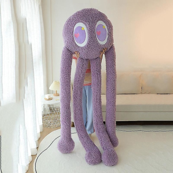 160/200cm Plussipehmusteinen Jalat Sisältävä Sohvatyyny Koristelelu Lapsille Tytöille 160cm purple
