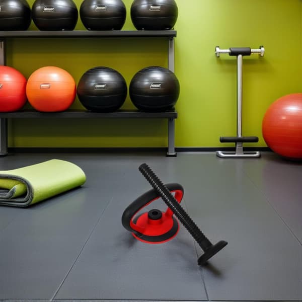2 sett justerbare kettlebell-håndtak med base og muttertilbehør