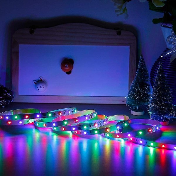 5m LED-lysstripe RGB Vanntett Synkronisering