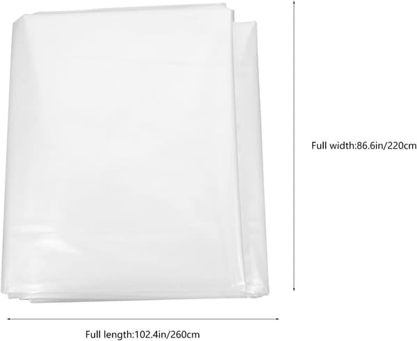 Sofföverdrag För Soffa Och Möbler, Återanvändbart Och Tvättbart Ldpe Plastskydd