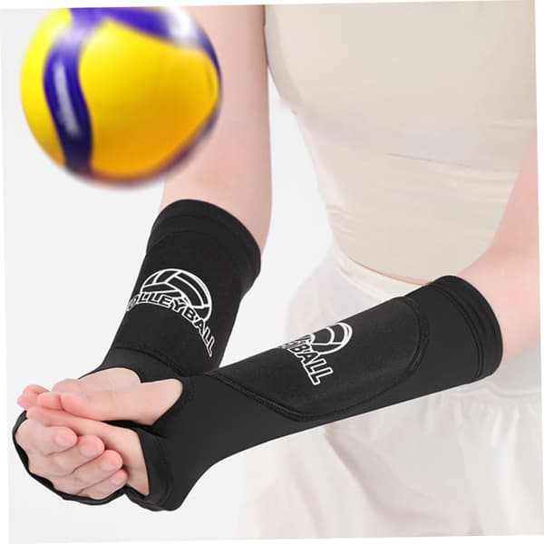 1 par volleyball-armærmer Kompressionsstøtte til sportstræning Åndbart elastisk design