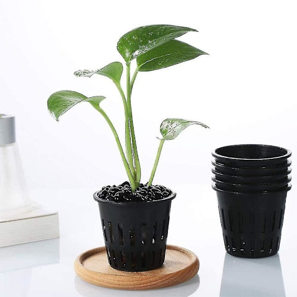 Nätkruka, Hydroponiska Växtnätkrukor, Blomkruka Plastnätkruka