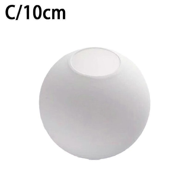 Matt Vit Globe Glaslampskärm Ersättning Rund Ljusskydd Reparation 10cm