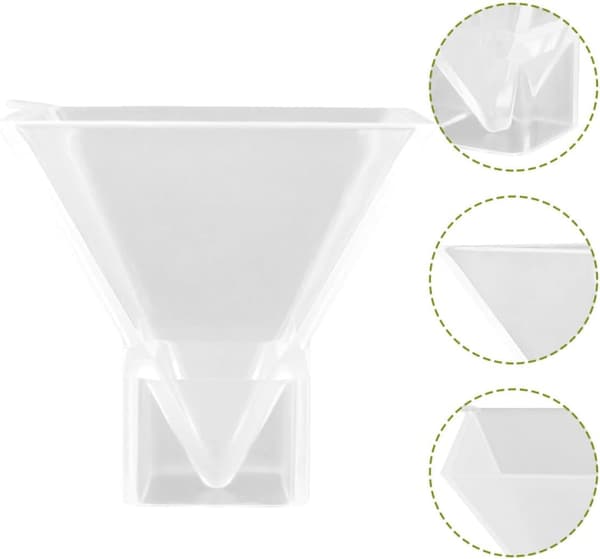 Silikonpyramideform for harpiksstøping Enkel avforming og solid materiale