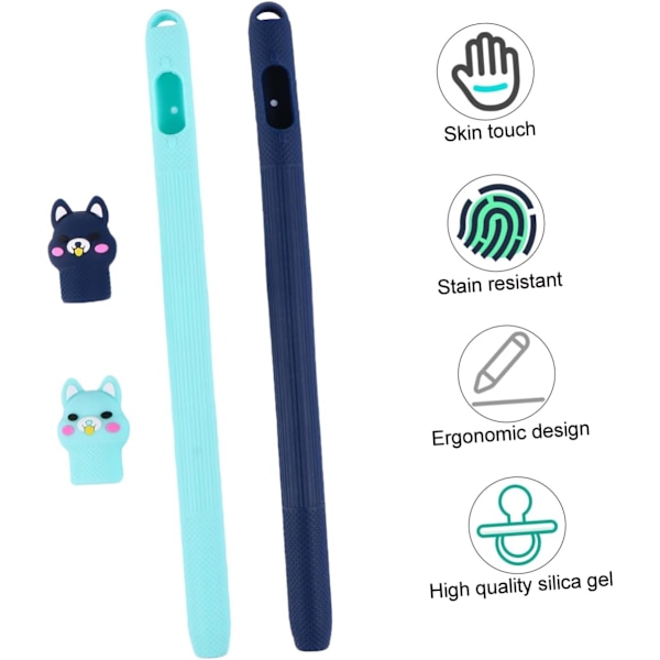 2 stk. Stylus Beskyttelsesetui Blyantetui 1. Generasjon Etui for Blyant Blyantinnfatning