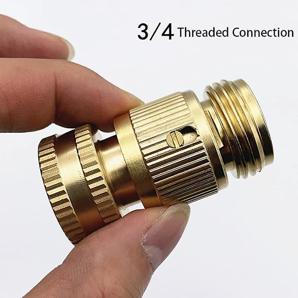 Havehane Slange Hurtigkobling - Havehane Kobling 1,9 Cm - Hun- Og Hantråde