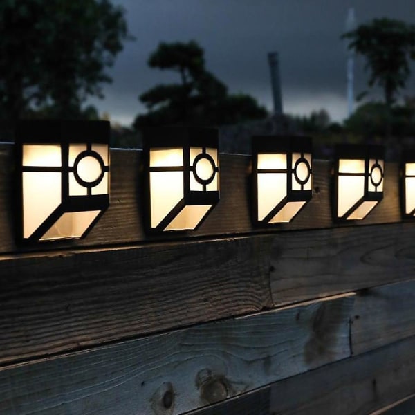 2 st LED Solcellslampor för Utomhusvägg Retro Vattentät
