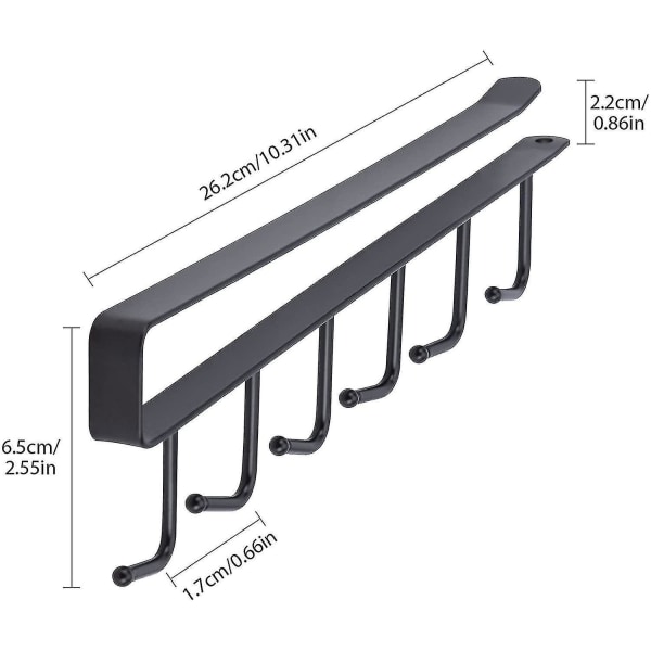 Mugghängare Under Skåp Vinglasförvaring Hängare