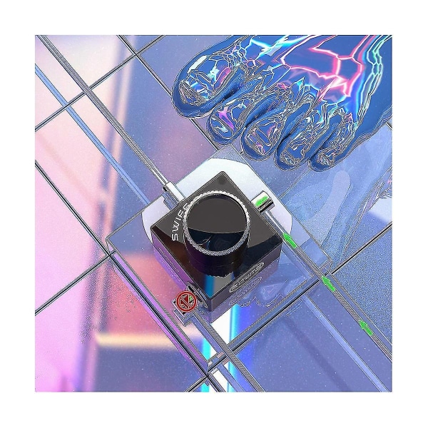 C10 Mini Audio Pedal Stemmer for Kromatisk Gitar Bass Tuning HD LED Display Justerbar A4 Område Val