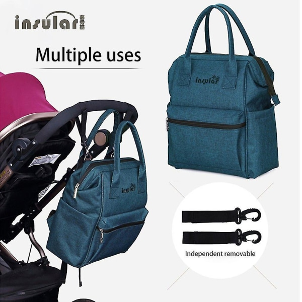 Insular Mummy Bag Stor Väska Ryggsäck Amning