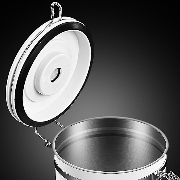 Sett med lufttette kaffekanne i rustfritt stål, oppbevaringsbeholder for kaffe med skje for kaffe