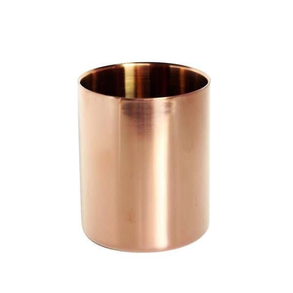 1 stk. 400ml Rustfrit Stål Kop Poleret Ingen Håndtag Stabil Robust
