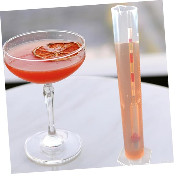 2 sæt alkoholhydrometer skala hydrometer til bryg og vin til hjemmebryg alkohol og vin til hjemmet
