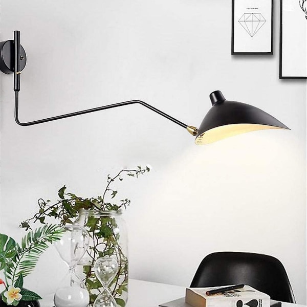 Simple Style Swing Væglampe Kuppel Lampeskærm 1-2 Lys