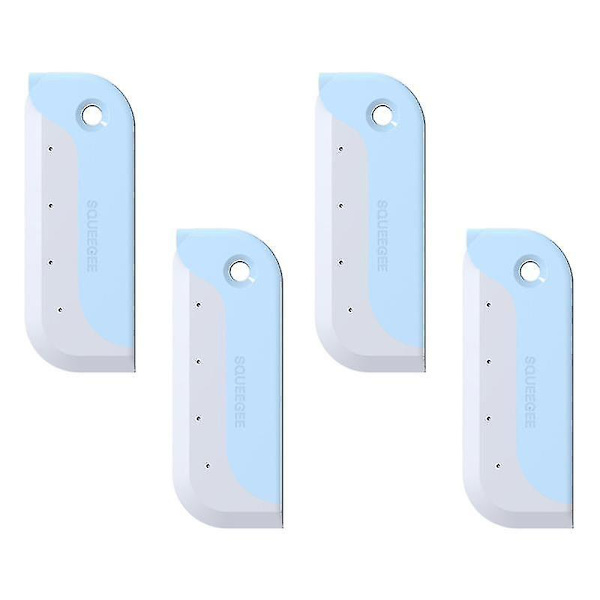 4-pack Fågelskrapa Fönsterglas Torkare Hushålls Glas Torkare Verktyg Rengöringsverktyg blue