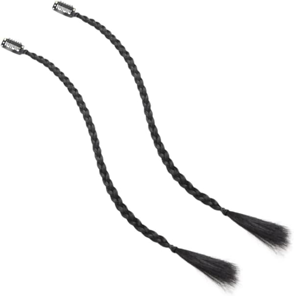 2 st syntetiska flätade peruker Högtemperaturfiber Chic snygga hårstycken