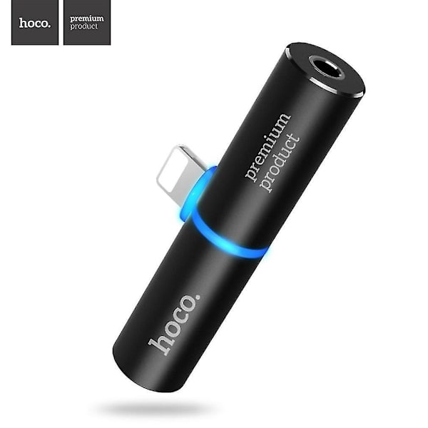 Hoco LS4 Aux Ljudkonverterare Laddning för iPhone 7