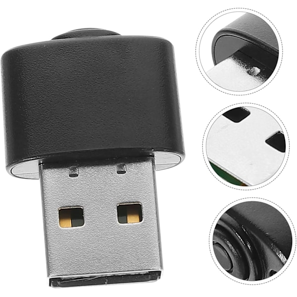 Uoppdagelig Musebeveger Musejiggler for PC Auto Clicker USB Musejiggler Hindrer Datamaskinen i å Låse Seg og Gå i Hvilemodus