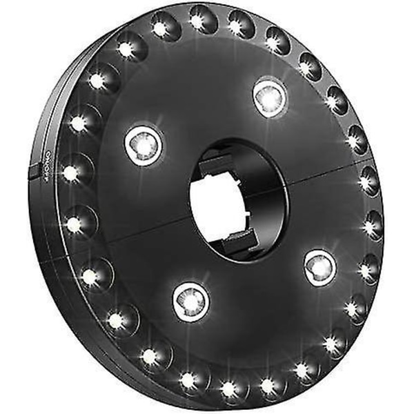 Patio-varjon valokaapeli langaton 28 LED-lampulla, sateenkestävä, 3 kirkkaustasoa ja USB
