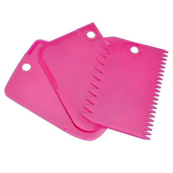 3 stk Fuchsia Grønn Multifunksjonell Bakekuttersett