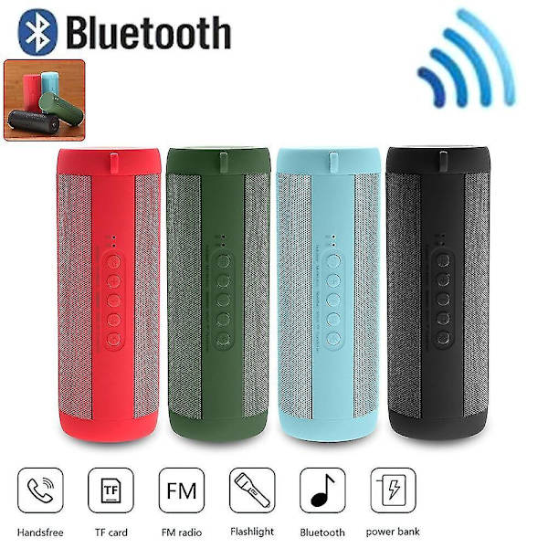 T2 Bluetooth-högtalare Bärbar Utomhus Trådlös Vattentät