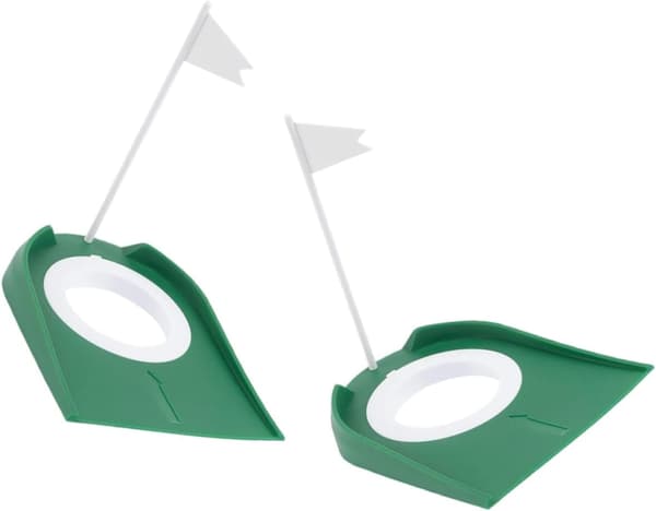2 st plastputtkopp golf träningshjälp bärbar putthålsövningskopp