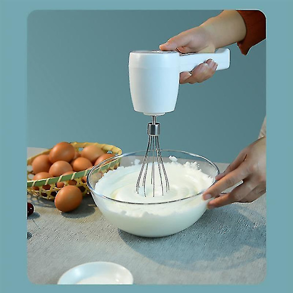 Elektrisk Vispset, Laddningsbart Trådlöst Latte Maker, Vispar