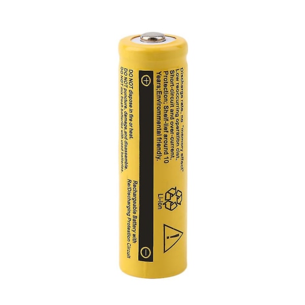 Gula 4 st 3.7v 14500 2500mAh Li-ion Laddningsbara Batterier