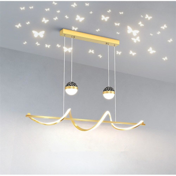 100cm Pendellampe LED Butterfly Projektor Nordisk Kreativ